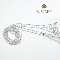 K151 Darak 92.5% handmade silver long necklace