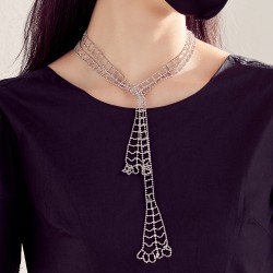 Blessing of Meeting Alloy Necklace 110cm Handmade Necklace